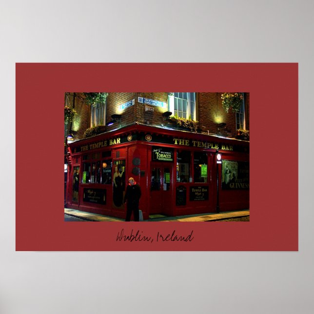 Póster El bar del templo (Frente)