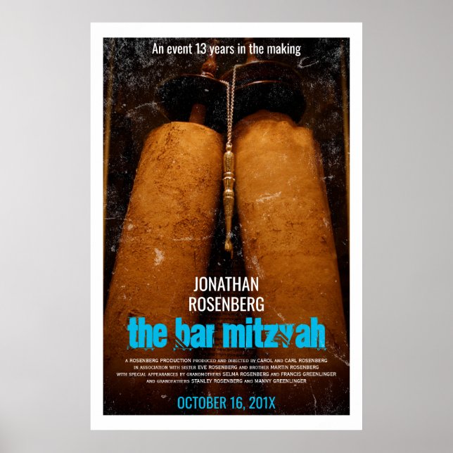 Póster El bar Mitzvah Movie Poster (Frente)