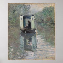 Póster El barco estudio (Le Bateau-atelier) | Claude Mone