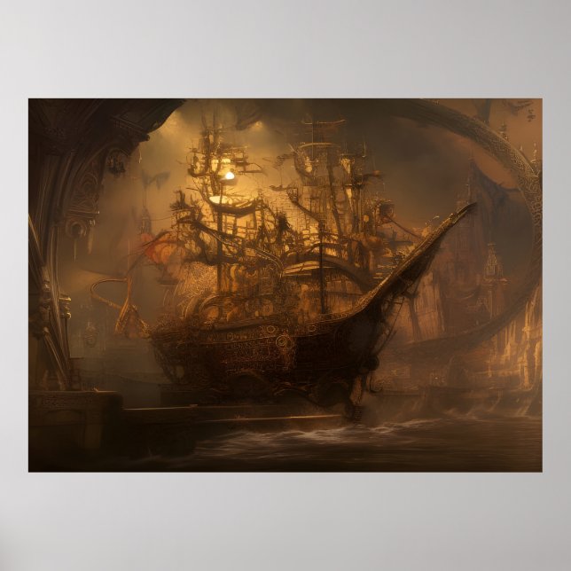 Póster El barco fantasma (Frente)