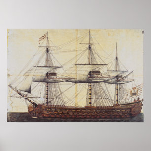 Póster El barco "La Ville de Paris"