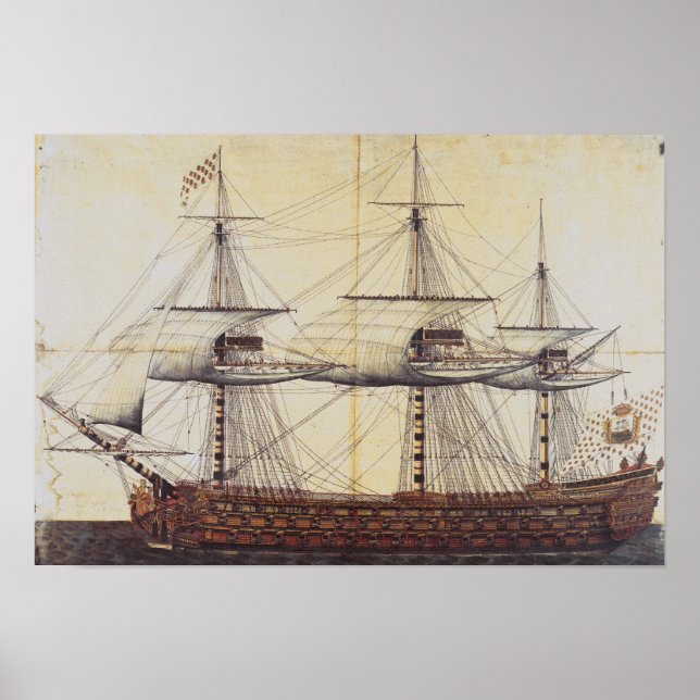 Póster El barco "La Ville de Paris" (Frente)