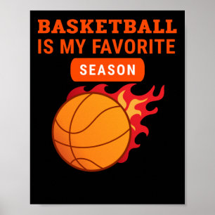 Póster El básquetbol es mi amante del baloncesto de tempo