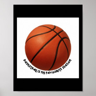 Póster El básquetbol es mi estación favorita activa