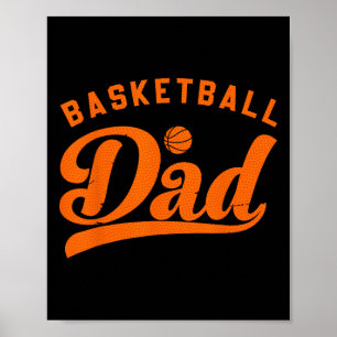 Póster El básquetbol papá regalo papi el día del padre de