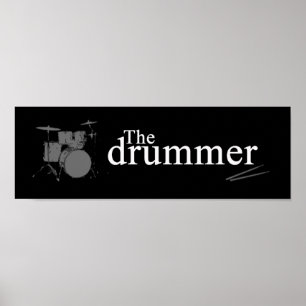 Póster el baterista