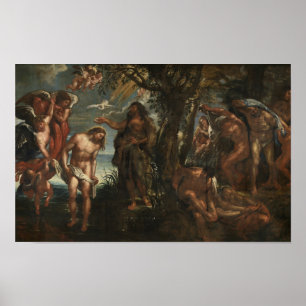 Póster El bautismo de Cristo