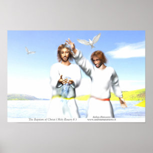 Póster El bautismo de Cristo