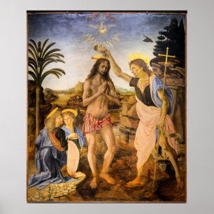 Póster El bautismo de Cristo