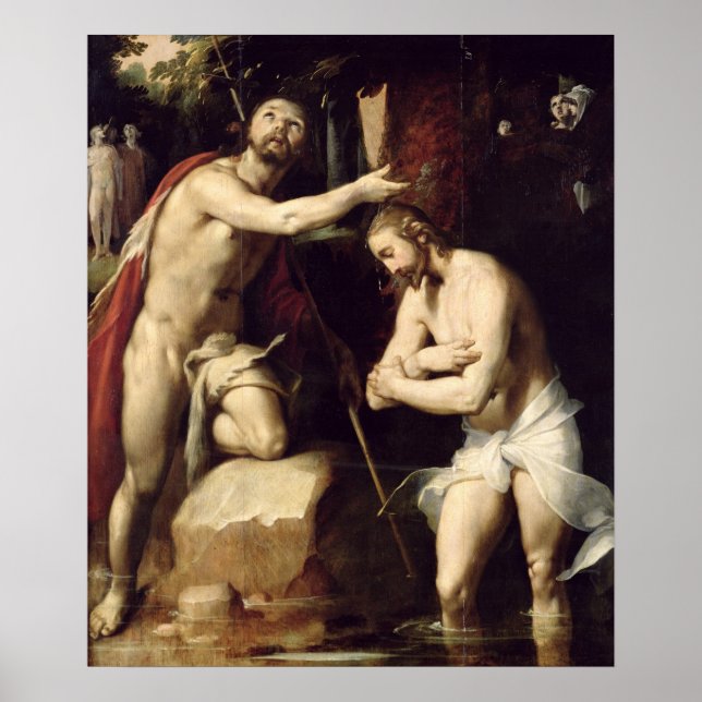 Póster El bautismo de Cristo (Frente)