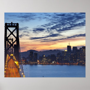 Póster El Bay Bridge desde Treasure Island