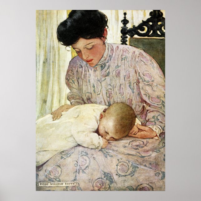 Póster El bebé de Jessie Willcox Smith (Frente)