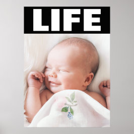 PÓSTER EL BEBÉ SONRIENTE PROVIDO DERECHO A LA VIDA