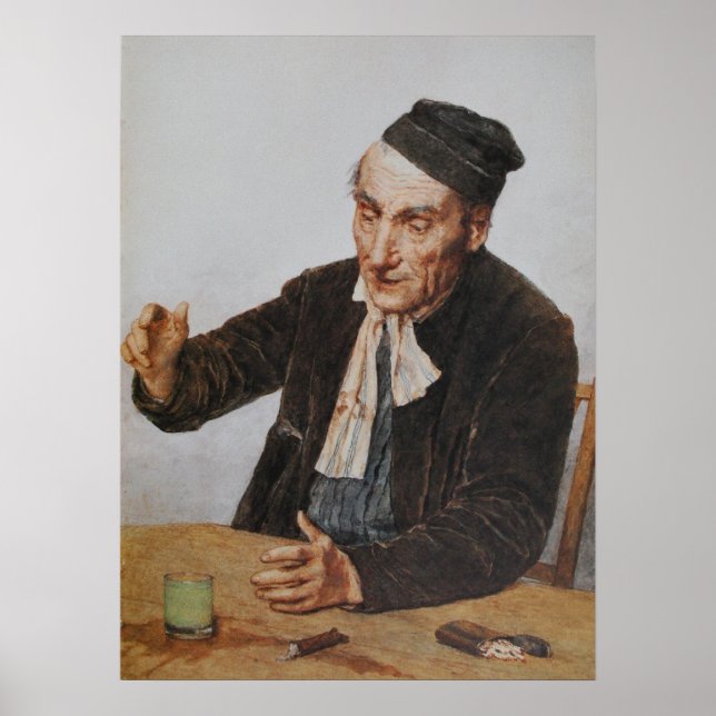 Póster El bebedor de Absinthe (Frente)