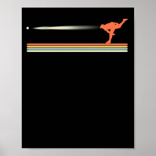 Póster El beisbolista Pitcher