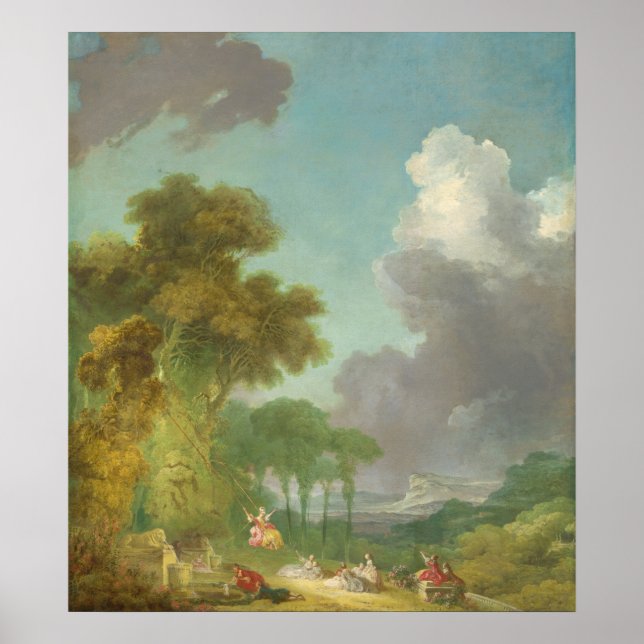 Póster El Bella Artes de Swing - Jean Fragonard (Frente)