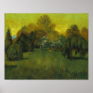Póster El Bella Artes de Van Gogh en el jardín del poeta