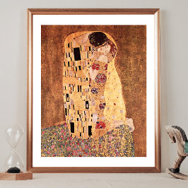 Póster El Bella Artes del beso Gustav Klimt