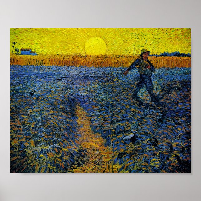 Póster El Bella Artes Van Gogh de Sower (F422) (Frente)