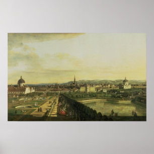 Póster El Belvedere de Gesehen, Viena