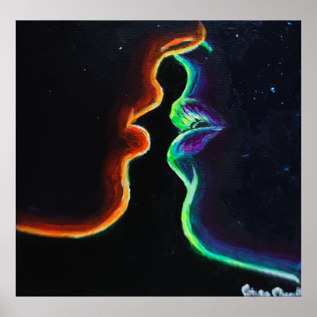 Póster El beso (Frente)