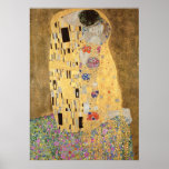 Póster El beso, 1907-08<br><div class="desc">El beso,  1907-08 | por Gustav Klimt | Ubicación del arte: Osterreichische Galerie Belvedere,  Viena,  Austria | Artista austriaco | Número de colección de imágenes: XAM601</div>