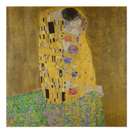 Póster El Beso de Gustav Klimt