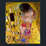 Póster El beso de Gustav Klimt<br><div class="desc">Esta pintura titulada The Kiss la hizo el famoso artista Gustav Klimt. Sobre Gustav Klimt Gustav Klimt fue un pintor simbolista austríaco y uno de los miembros más destacados del movimiento secesión de Viena. Se convirtió en uno de los miembros fundadores y presidente de la Sesión Wiener en 1897 y...</div>