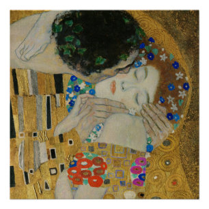 Póster El Beso de Gustav Klimt