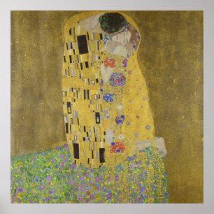 Póster El beso de Gustav Klimt - poster
