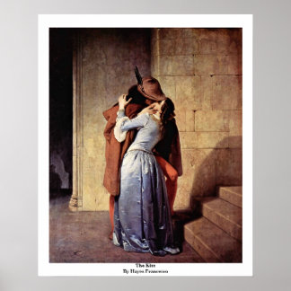 Póster El Beso De Hayez Francesco