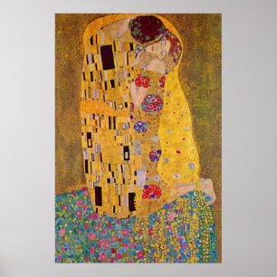 Póster El Beso de Klimt