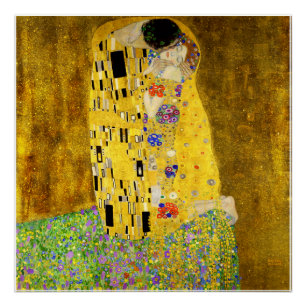 Póster El beso de Klimt