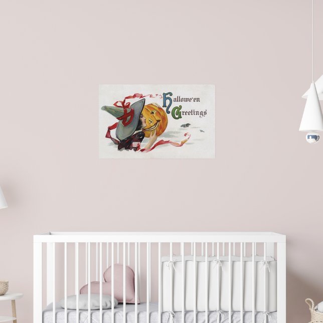 Póster El beso de la bruja: un Jack o Lantern en Hallowee (Guardería 2)