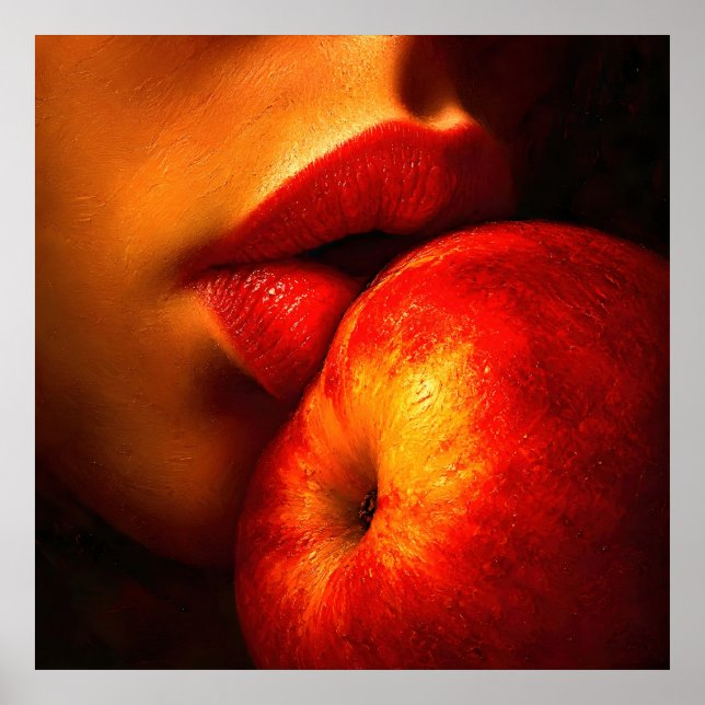 Póster El Beso de Nectarina – Un Retrato Íntimo (Frente)