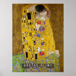 Póster El beso - Gustav Klimt