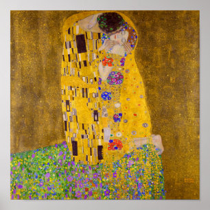 Póster El beso   Gustav Klimt