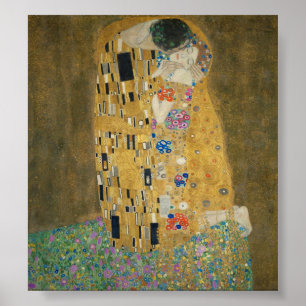 Póster El beso - Gustav Klimt