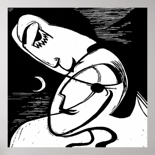 Póster El beso por la luna y el océano (Frente)