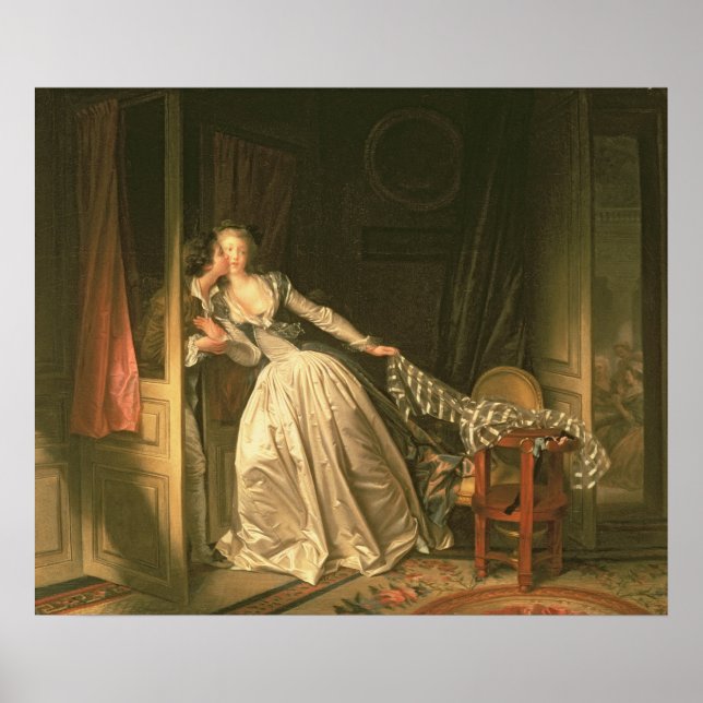 Póster El beso robado, c.1788 (Frente)