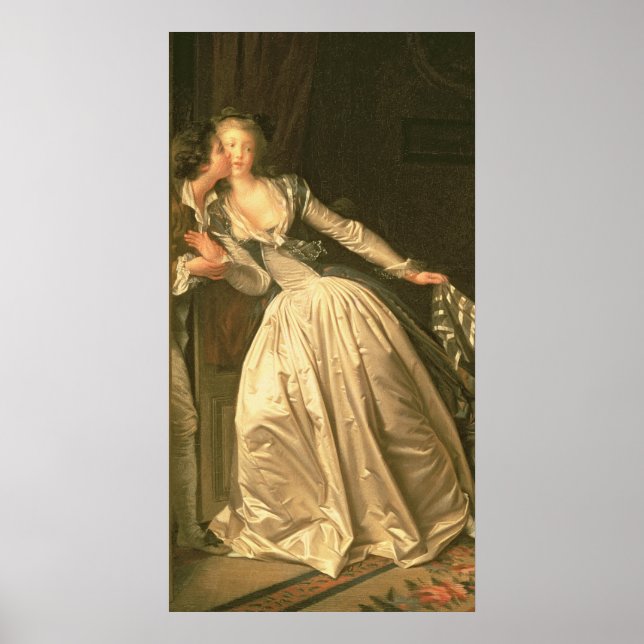 Póster El beso robado, c.1788 (Frente)