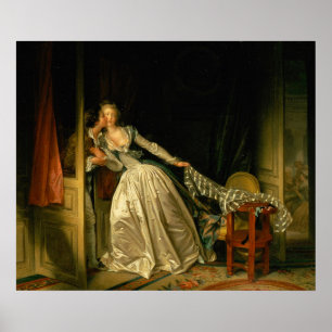 Póster El Beso Robado Fragonard