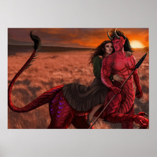 Póster El bibliotecario y el poster de la bestia