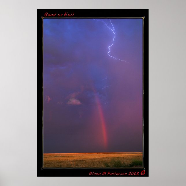 Póster El bien frente al mal (Frente)