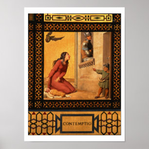 Póster El bien y el mal: Desprecio, 1832 (detalle de