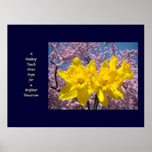 Póster El bienestar artístico, un toque curativo, da espe