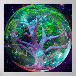 Póster El bienestar del árbol de la vida