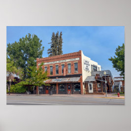 Póster El bloque de 1907 de Coalter Block, Lander, Wyomin