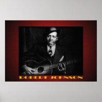 El blues de Robert Johnson 36 x 24 Poster