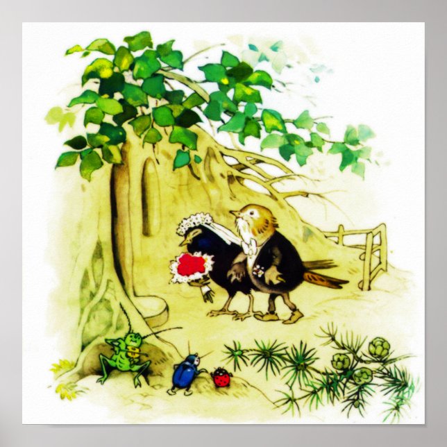 Póster El Boda de las aves (Frente)